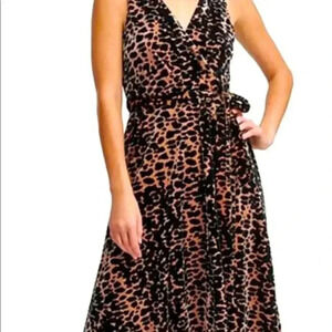 New Without Tags DKNY Velvet Leopard Print Dress - Size 4